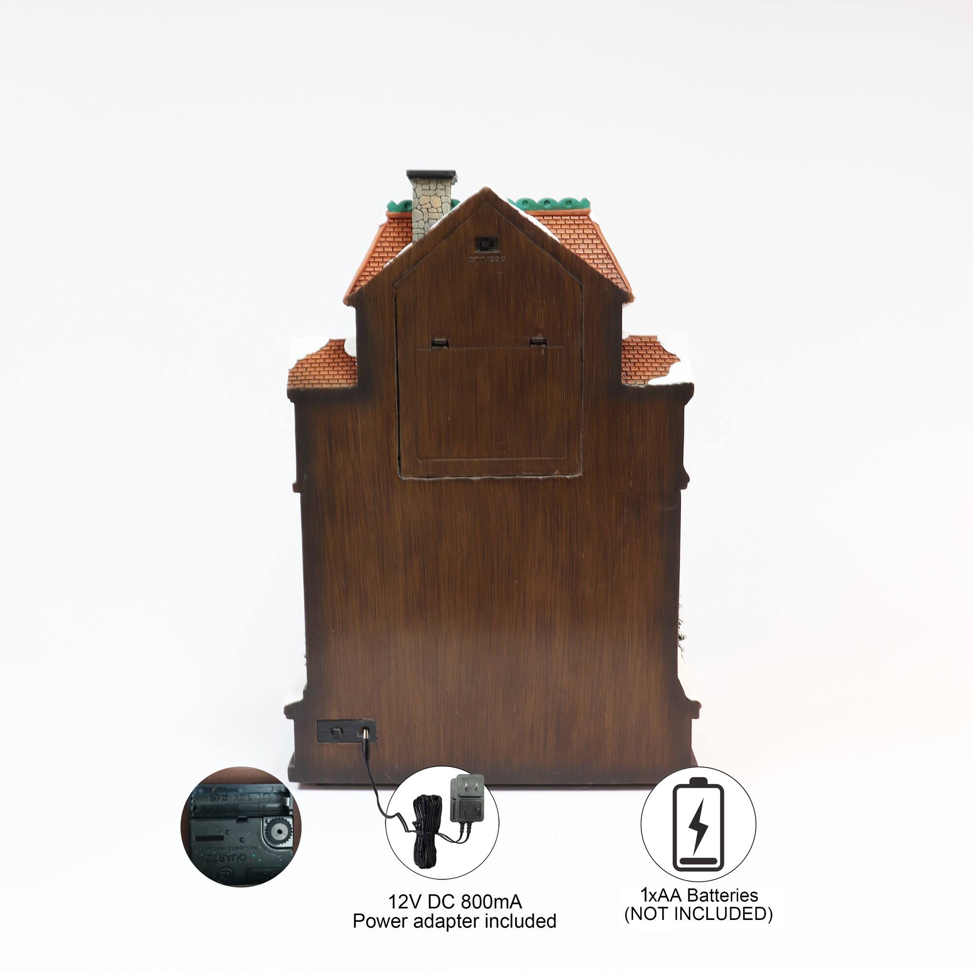 Moments in Time 17.5" Animated Cuckoo Clock Décor
